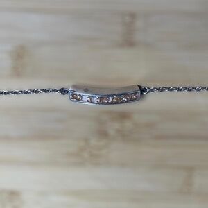 ILARIA Peru Handmade Silver and Crystal Bracelet